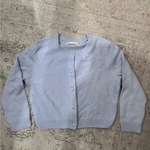 NWT- Bloomingdale’s - Aqua x Liat Baruch Collab Cashmere Cardigan in Blue